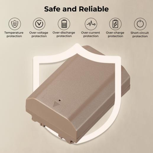 NP-FZ100 Battery with USB Type C Fast Charging, 2280mAh Camera Battery for Sony A7iii, Alpha A7R3, A6600, A7R IV, Alpha a9 II, No Charger Needed NP-FZ100 Battery with USB Type C Fast Charging, 2280mAh Camera Battery for Sony A7iii, Alpha A7R3, A6600, A7R IV, Alpha a9 II, No Charger Needed